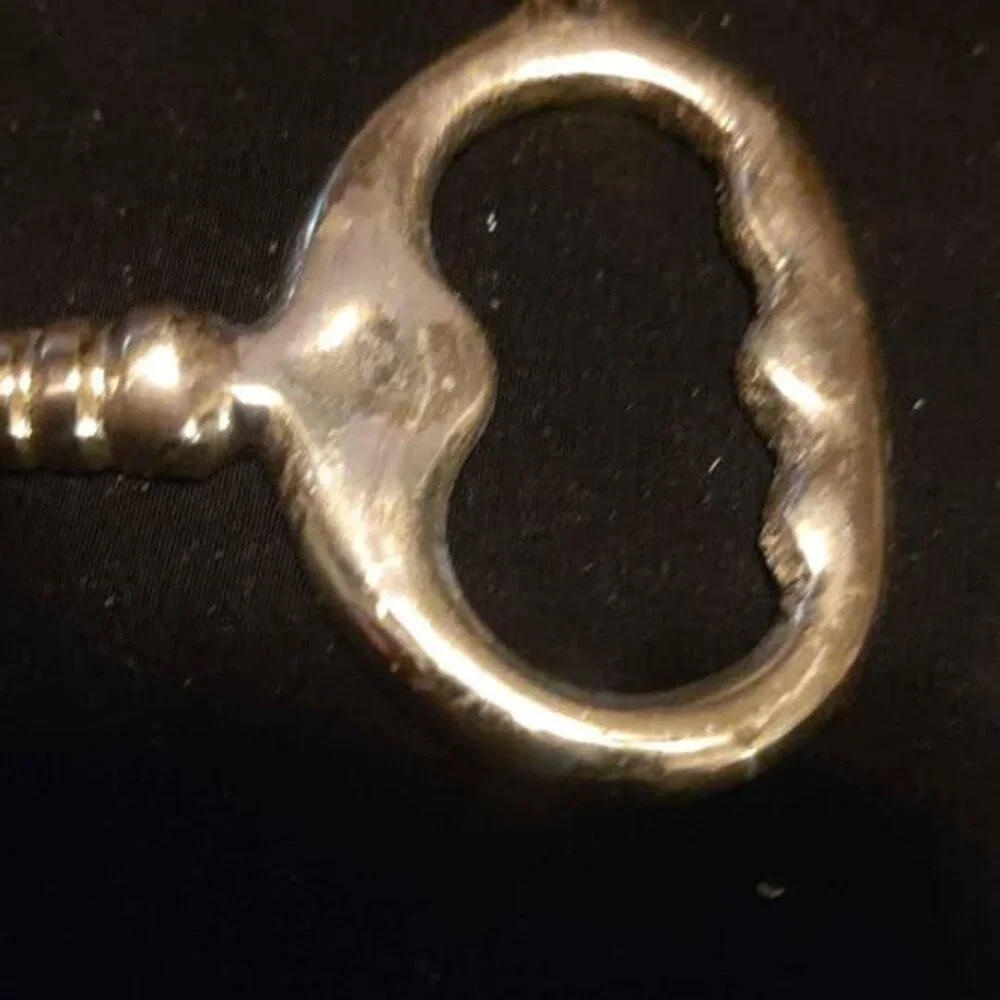 Vintage Brass Toned Skeleton Key Holder
